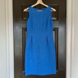 Like New: Ann Taylor Blue Shift Dress Sz 0